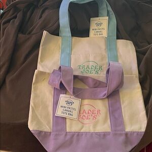 Pastel Canvas Tote Bag